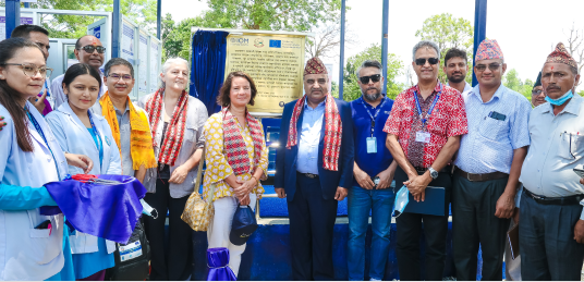 EU Ambassador Inaugurated New Sanitation and Hygiene Facilities at Major Ground Crossing Points of Sudurpashchim Province
