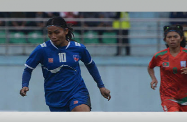 साफ महिला च्याम्पियनसिप: बंगलादेशसँग ३-१ गोल अन्तरले पराजित हुँदै नेपाल फेरि उपविजेता