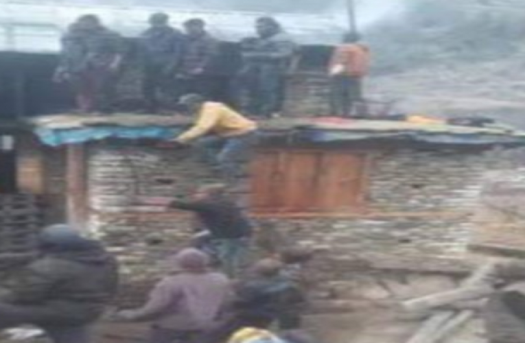 आगलागीबाट जुम्लामा तीन तले घर जलेर नष्ट