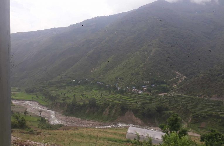 बाजुरामा सोमबारदेखि भएको लगातार वर्षाले जन-जीवन प्रभावित