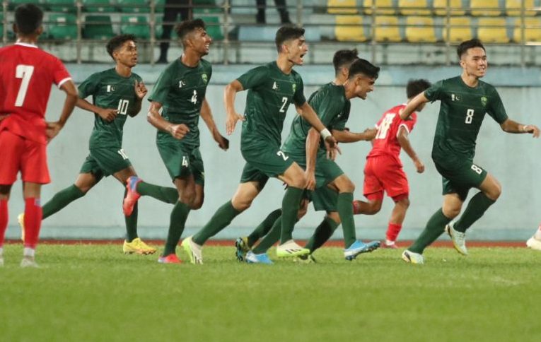 साफ यु-१९ फुटबल च्याम्पियनसिप: पाकिस्‍तानसँग नेपाल पराजित