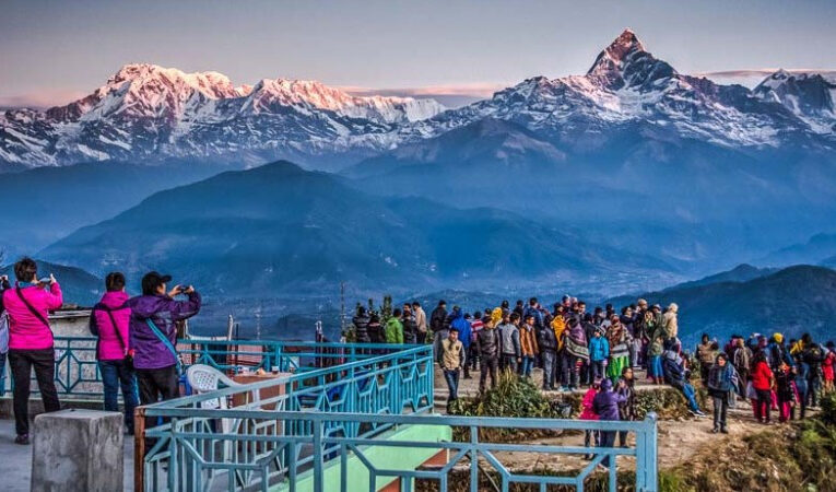 आठ महिनामा भित्रिए ७ लाख बढी पर्यटक