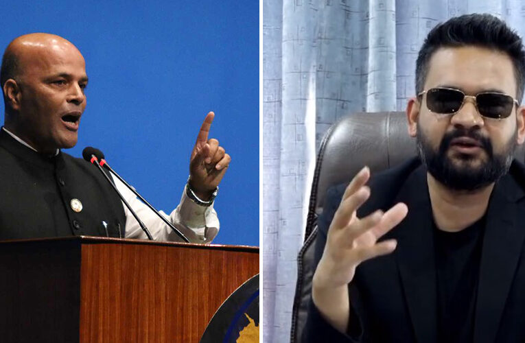 बालेनलाई अमरेशको चुनौती-हिम्मत भए बालुवाटार र सिंहदरबार निवास भत्काएर देखाऊ