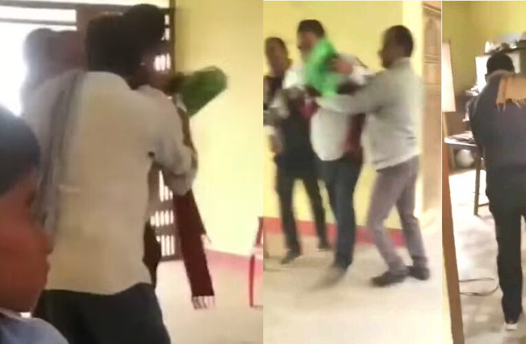 झिटकैया माविका हेडमास्टर र शिक्षकबीच कुटाकुट