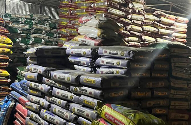 नागार्जुनका ३ खाद्य गोदाममा छापा, ८ हजार ८६७ बोरा चामल बरामद