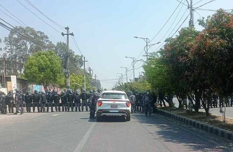 तिनकुने-नयाँ बानेश्वर सडक पूर्णरुपमा बन्द