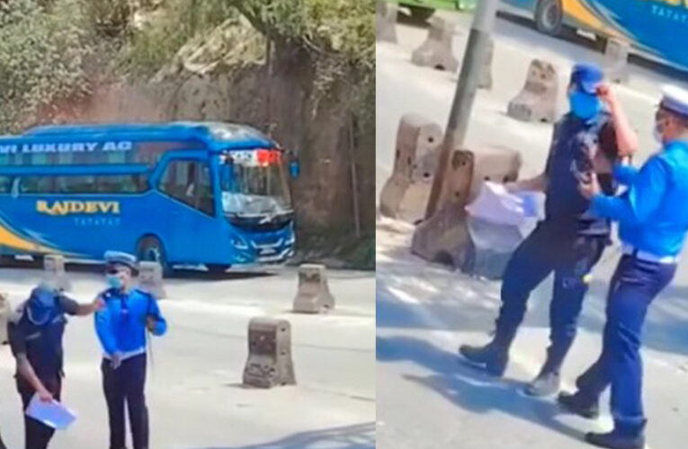 प्रहरी जवान कुट्ने ट्राफिकलाई जिम्मेवारीबाट हटाइयो