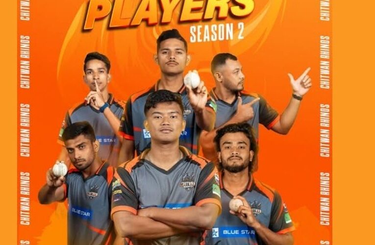 चितवन राइनोजले ६ खेलाडीलाई गर्‍यो रिटेन