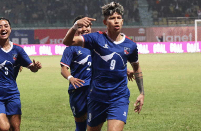 साम्बाको दुई गोलमा भारतविरूद्ध नेपालको जित