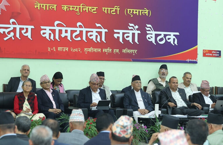 पूर्वराष्ट्रपति भण्डारीलाई उच्च सम्मान व्यक्त गर्ने निर्णय गर्दै सकियो एमाले बैठक