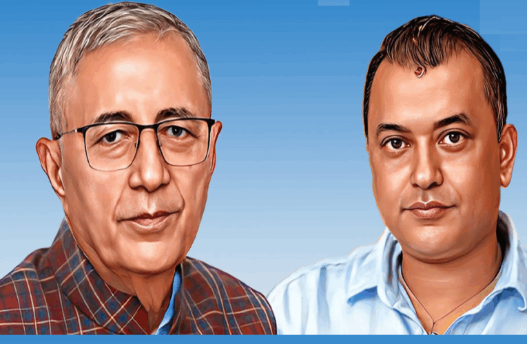 कांग्रेसको इतर समूहले पत्रकार सम्मेलन गर्दै