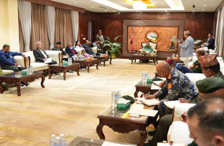 सर्वपक्षीय बैठक:समयमै निर्वाचन गर्न राजनीतिक दल र सरकार प्रतिबद्ध