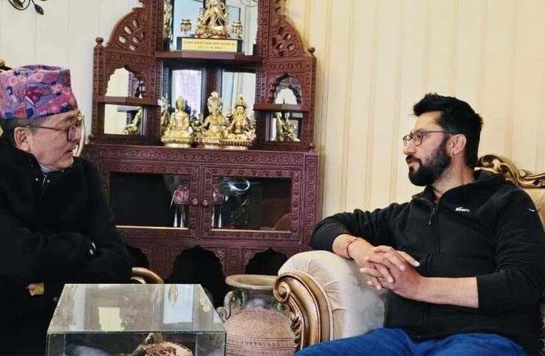 रवि लामिछाने र राजेन्द्र लिङ्देनबीच भेटवार्ता