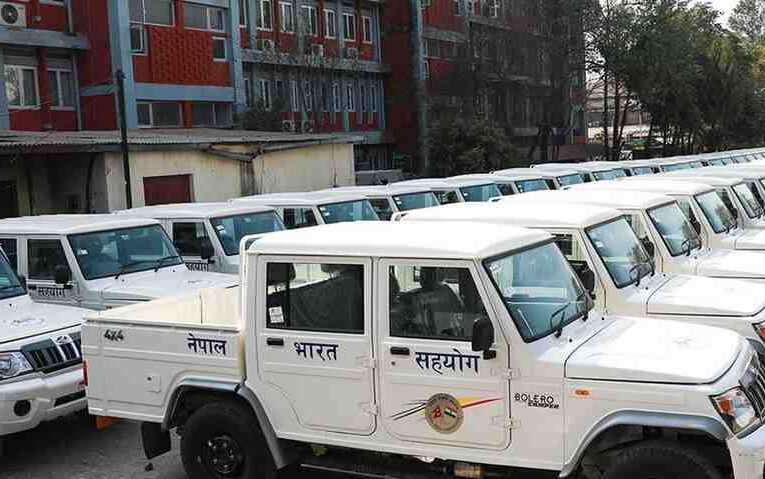 चुनाव लक्षित भारतले दियो सरकारलाई ६१ वटा गाडी