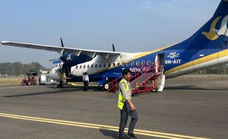 बुद्ध एयरको चरम लापरवाही,उड्न लागेको जहाजबाट तेल चुहिएको समेत पत्तो पाएन