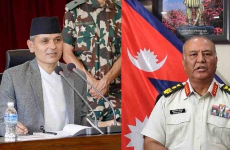 गृहमन्त्री अर्याल र प्रधानसेनापतिबिच भेटवार्ता