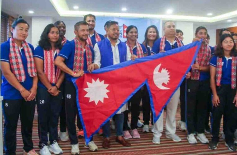 मलेसिया जाने नेपाली महिला क्रिकेट टोलीको बिदाइ