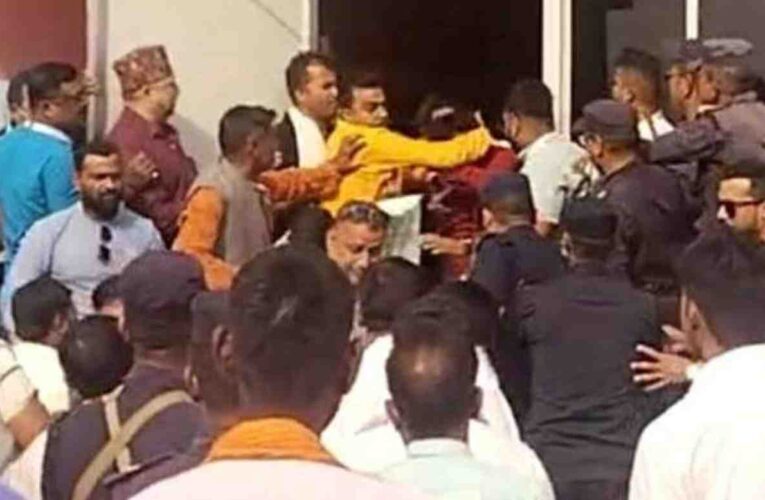 रास्वपा पर्सा अधिवेशनमा विवाद हुँदा कुटाकुट,निर्वाचन स्थगित