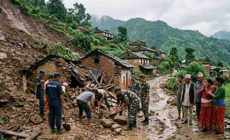 बाजुरामा बस्तीमा पस्यो बाढी, १३ परिवारको उद्धार